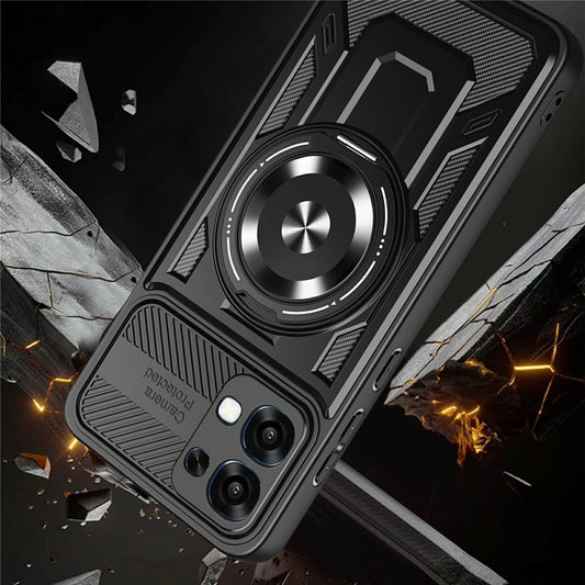 Deksel for Oppo A6 Pro 5G / A6 Pro 4G, Techsuit, RuggedCam, Grå