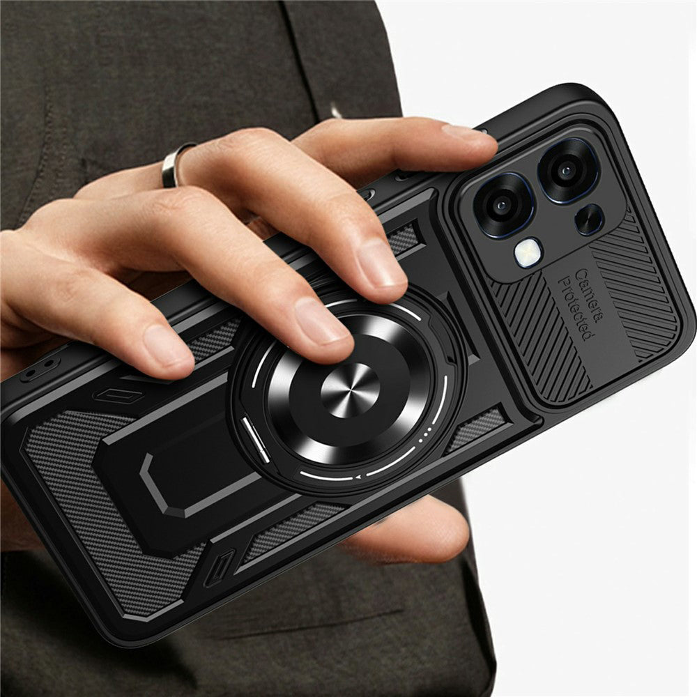 Deksel for Oppo A6 Pro 5G / A6 Pro 4G, Techsuit, RuggedCam, Svart