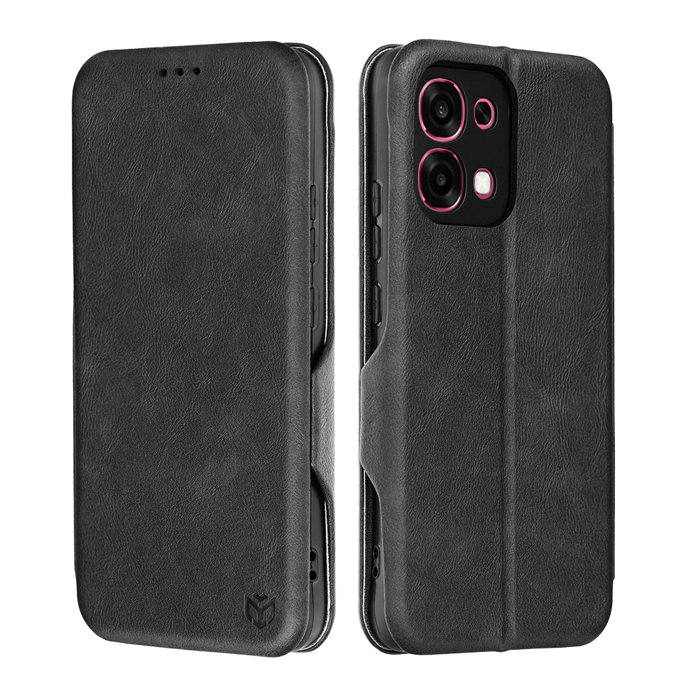 Deksel for Oppo A6 Pro 5G / A6 Pro 4G, Techsuit, Safe Wallet Plus, Svart