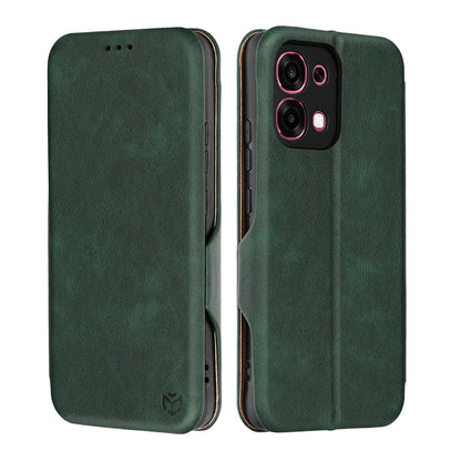 Deksel for Oppo A6 Pro 5G / A6 Pro 4G, Techsuit, Safe Wallet Plus, Grønn