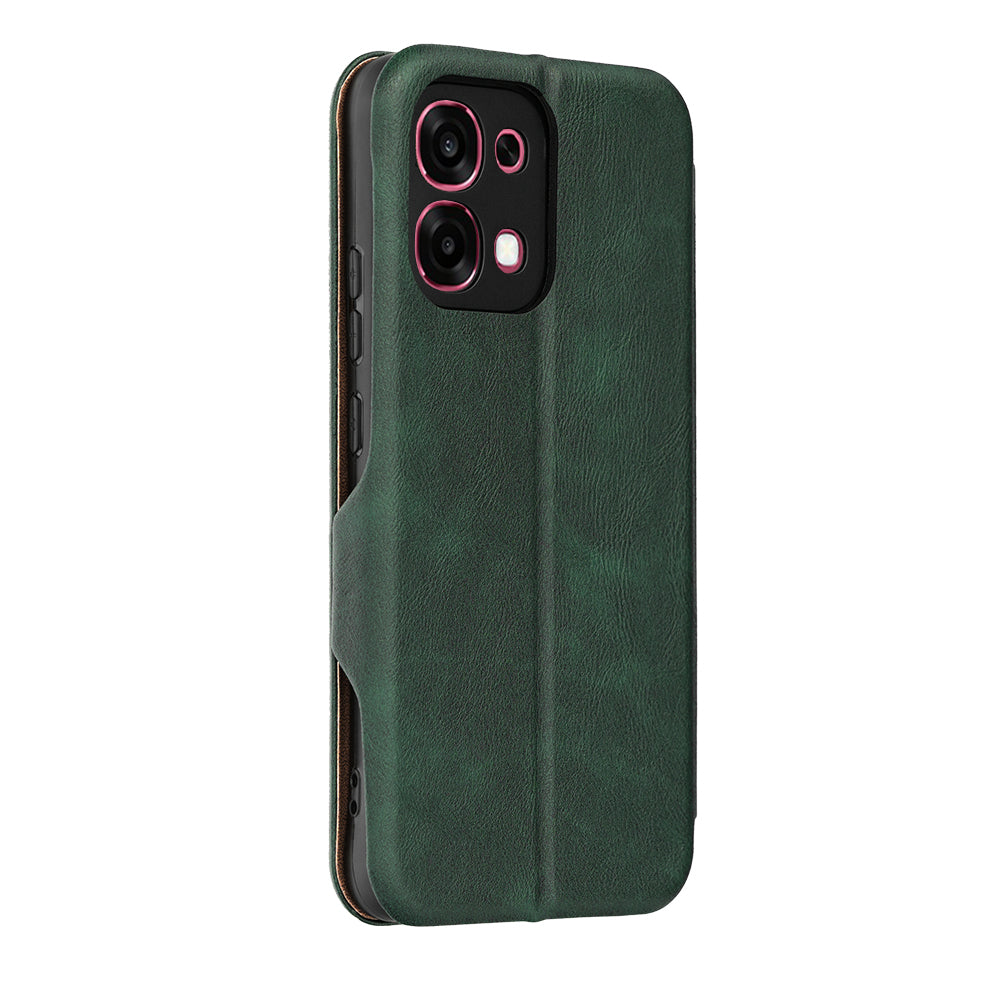 Deksel for Oppo A6 Pro 5G / A6 Pro 4G, Techsuit, Safe Wallet Plus, Grønn