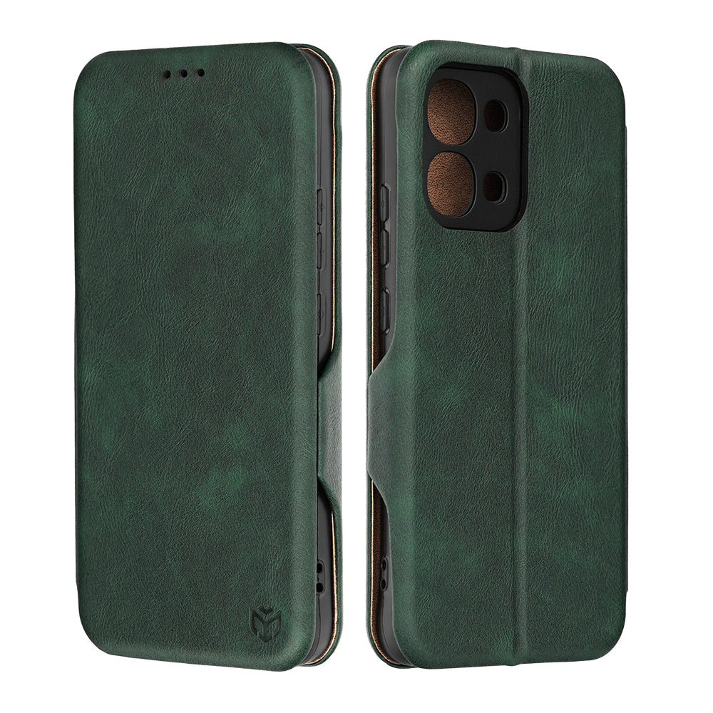 Deksel for Oppo A6 Pro 5G / A6 Pro 4G, Techsuit, Safe Wallet Plus, Grønn