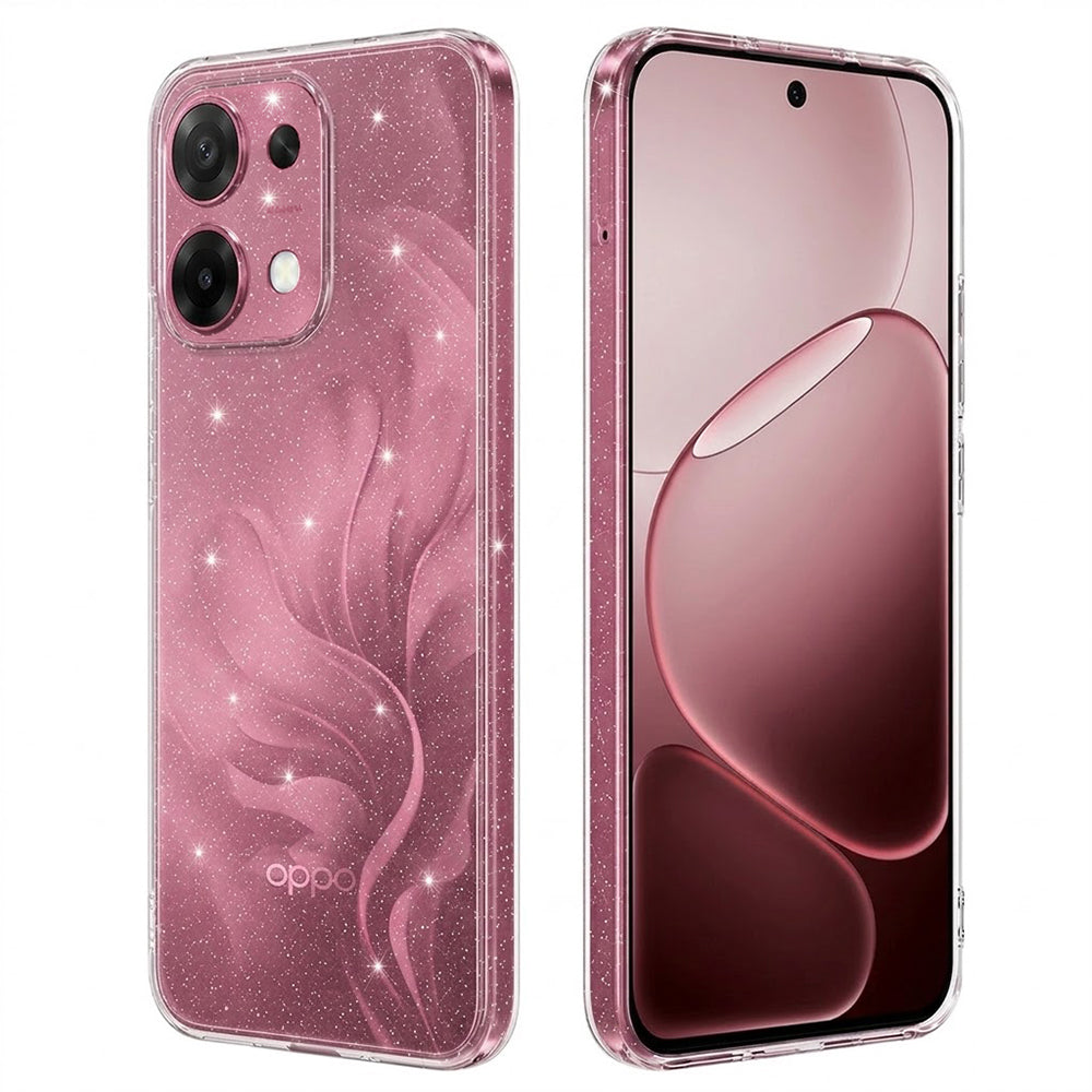 Deksel for Oppo A6 Pro 5G / A6 Pro 4G, Techsuit, SparkleSkin, Transparent