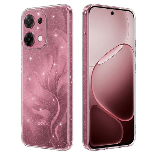 Deksel for Oppo A6 Pro 5G / A6 Pro 4G, Techsuit, SparkleSkin, Transparent