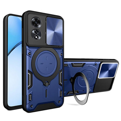 Deksel til Oppo A60, Techsuit, CamGuard Pro, Blå