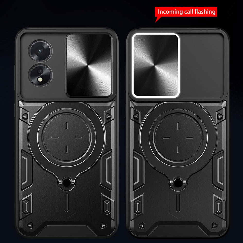 Deksel til Oppo A60, Techsuit, CamGuard Pro, Blå
