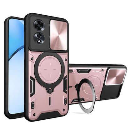 Deksel til Oppo A60, Techsuit, CamGuard Pro, Rosa Gull