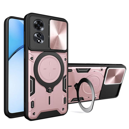 Deksel til Oppo A60, Techsuit, CamGuard Pro, Rosa Gull