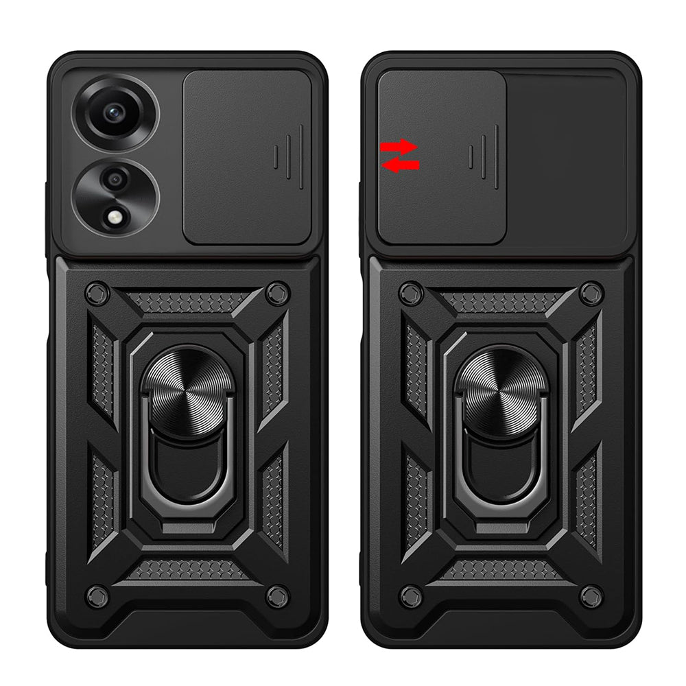 Deksel til Oppo A60, Techsuit, CamShield, Svart