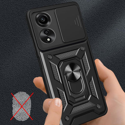Deksel til Oppo A60, Techsuit, CamShield, Svart