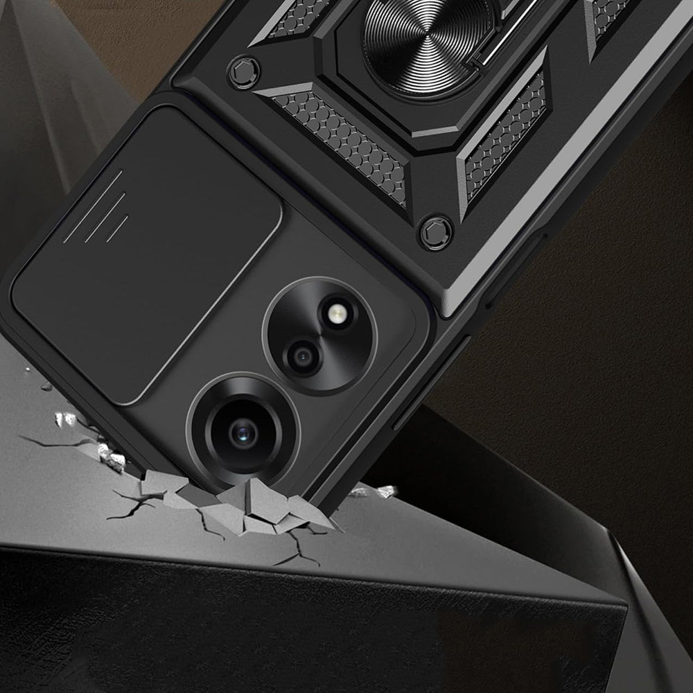 Deksel til Oppo A60, Techsuit, CamShield, Svart