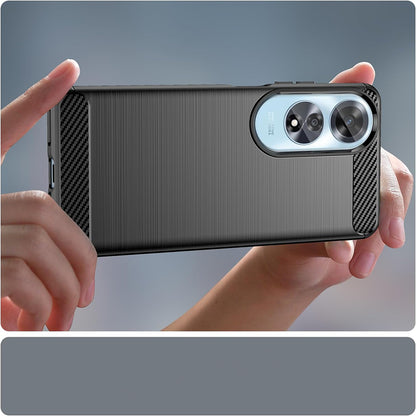 Deksel til Oppo A60, Techsuit, Karbon, Svart