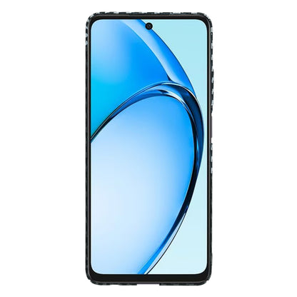 Deksel for Oppo A60, Techsuit, Carbonite FiberShell, Svart Grå