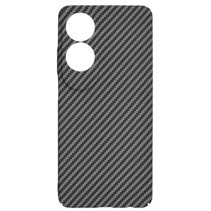 Deksel til Oppo A60, Techsuit, Carbonite FiberShell, Svart