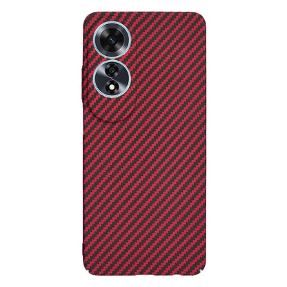 Deksel til Oppo A60, Techsuit, Carbonite FiberShell, Rød