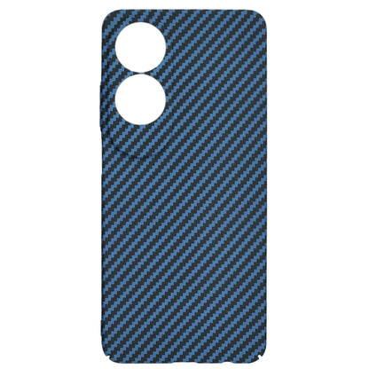 Deksel for Oppo A60, Techsuit, Carbonite FiberShell, Turkis