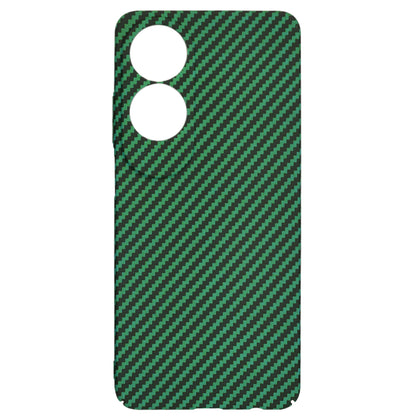 Deksel til Oppo A60, Techsuit, Carbonite FiberShell, Grønn