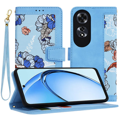 Deksel til Oppo A60, Techsuit, FlipCraft, Blå
