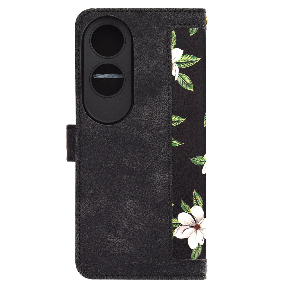 Deksel til Oppo A60, Techsuit, FlipCraft, Svart
