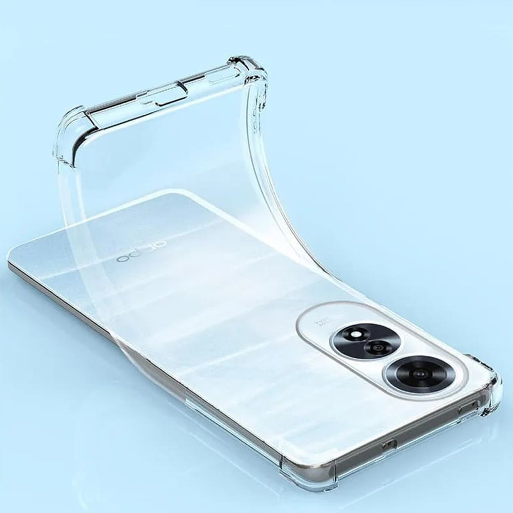Deksel til Oppo A60, Techsuit, Støtsikker Klar, Transparent