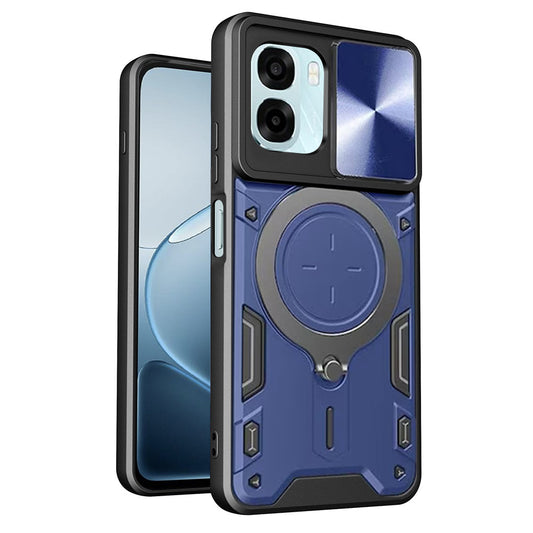 Deksel til Oppo A6k 4G / A6x 4G / A6x / A6 4G, Techsuit, CamGuard Pro, Blå