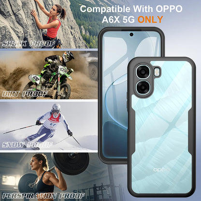 Deksel for Oppo A6k 4G / A6x 4G / A6x, Techsuit, ColorVerse 360, Svart