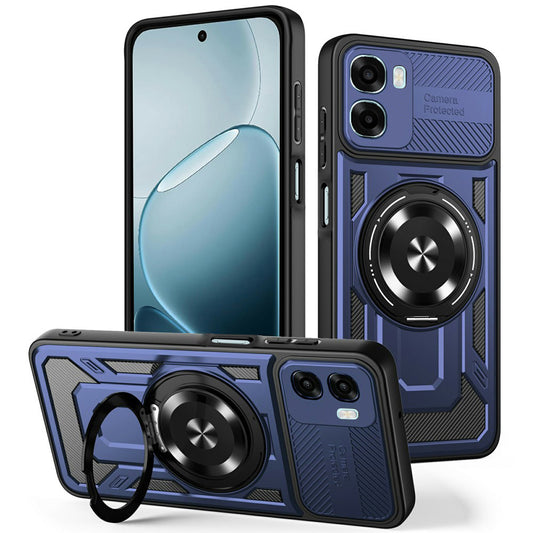Deksel for Oppo A6k 4G / A6x 4G / A6x, Techsuit, RuggedCam, Blå