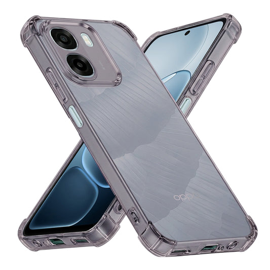 Deksel for Oppo A6k 4G / A6x 4G / A6x, Techsuit, Støtsikker Klar, Røykfarget