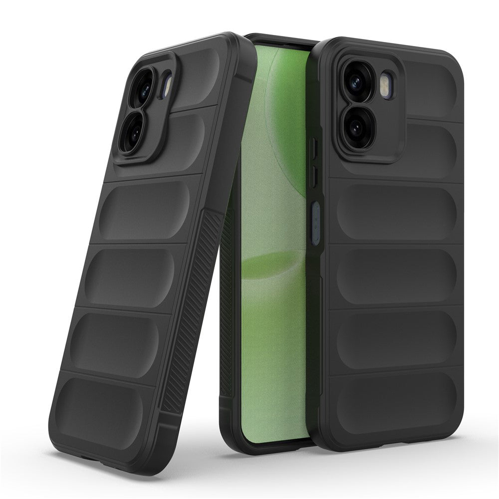 Deksel for Oppo A6x 4G / A6x, Techsuit, Magic Shield, Svart