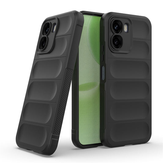 Deksel for Oppo A6x 4G / A6x, Techsuit, Magic Shield, Svart