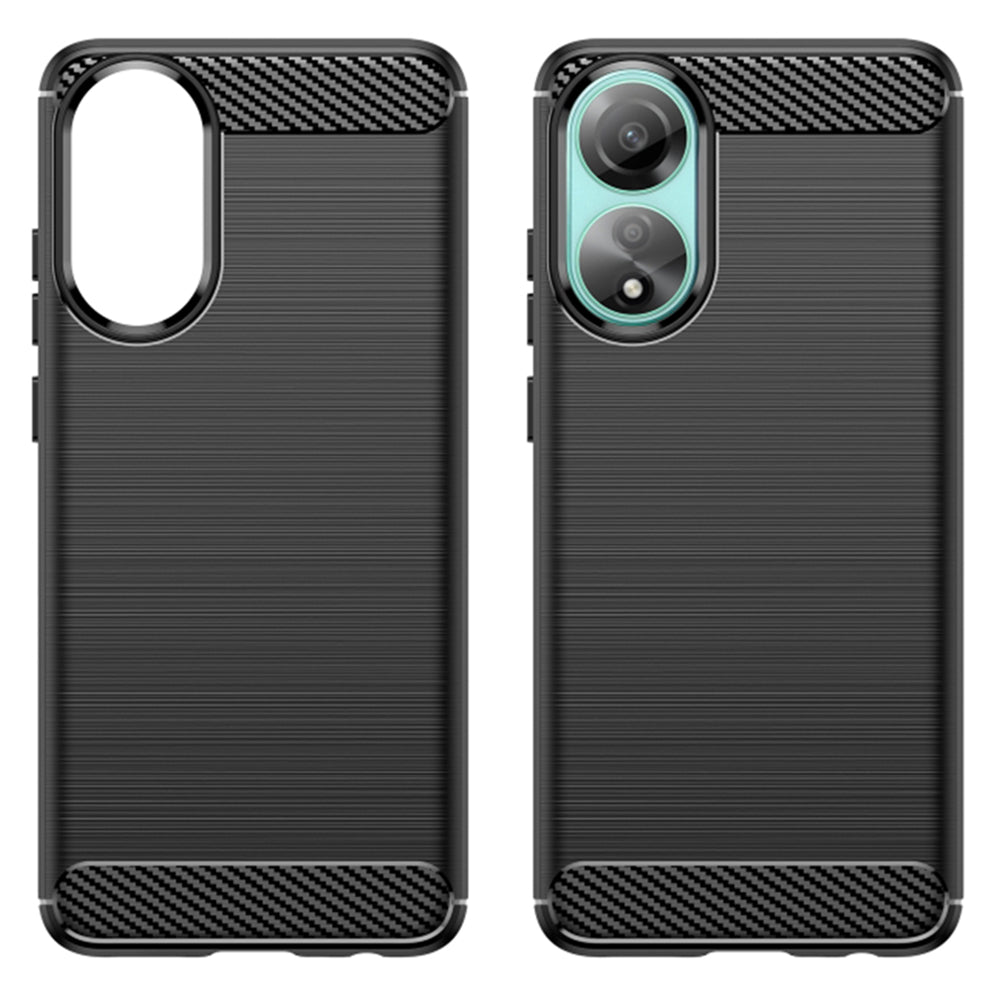 Deksel til Oppo A78 4G, Techsuit, Karbon, Svart