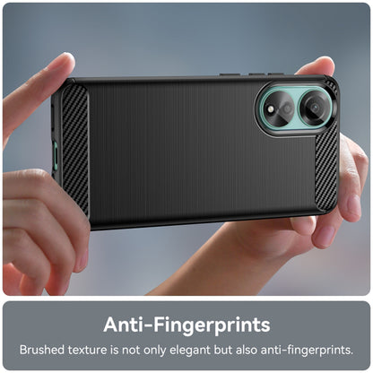 Deksel til Oppo A78 4G, Techsuit, Karbon, Svart