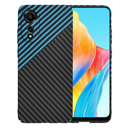 Deksel for Oppo A78 4G, Techsuit, Carbonite FiberShell, Svart Bleu