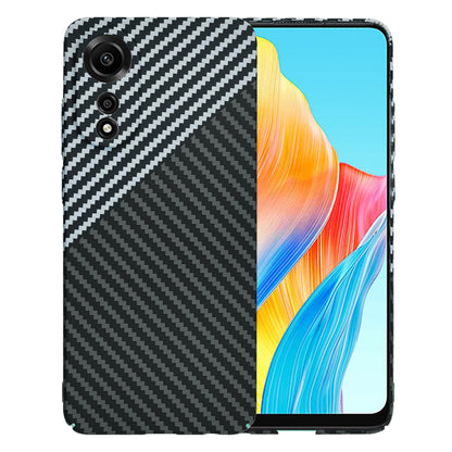 Deksel for Oppo A78 4G, Techsuit, Carbonite FiberShell, Svart Grå
