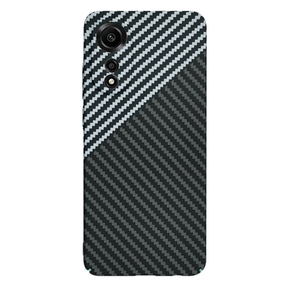 Deksel for Oppo A78 4G, Techsuit, Carbonite FiberShell, Svart Grå