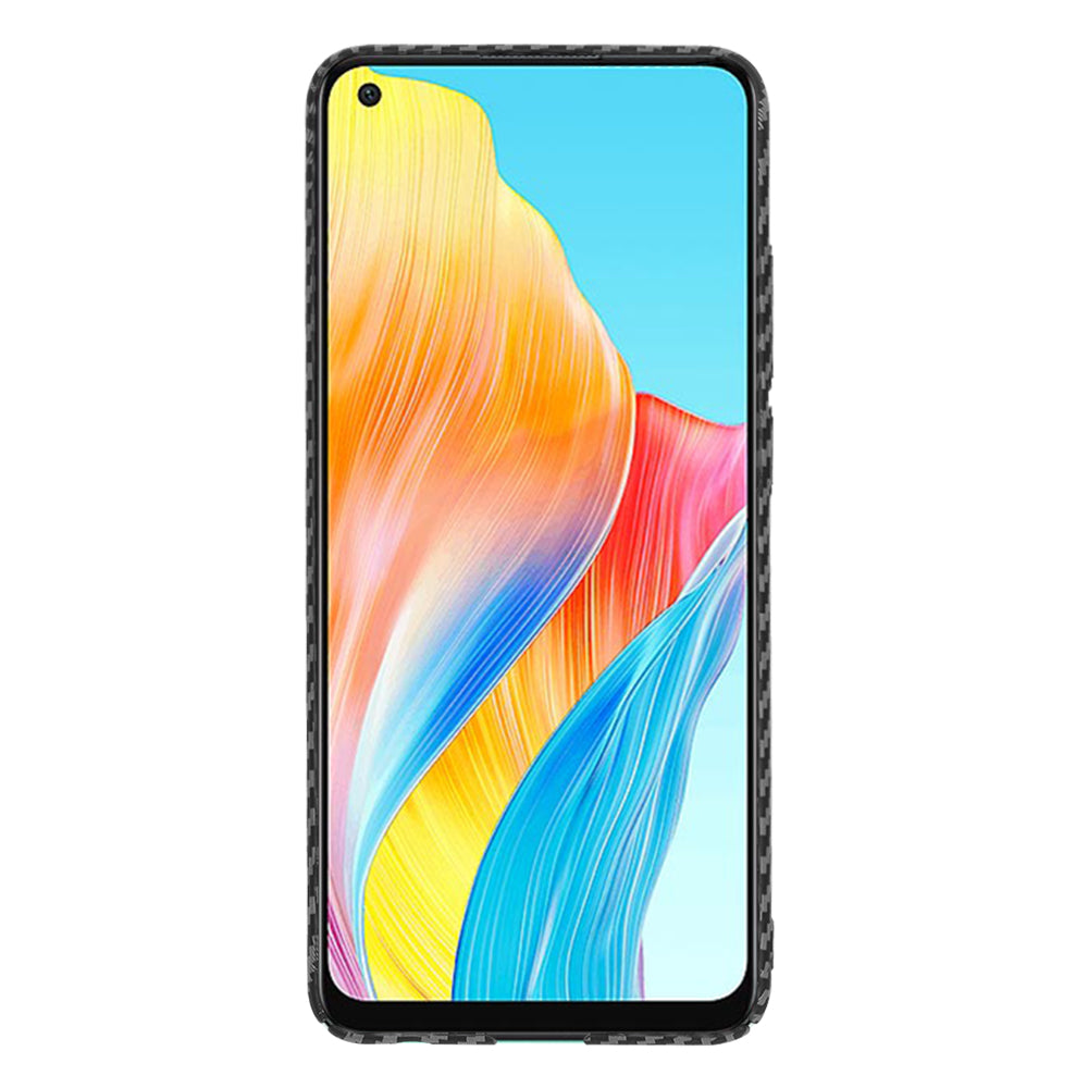 Deksel for Oppo A78 4G, Techsuit, Carbonite FiberShell, Svart