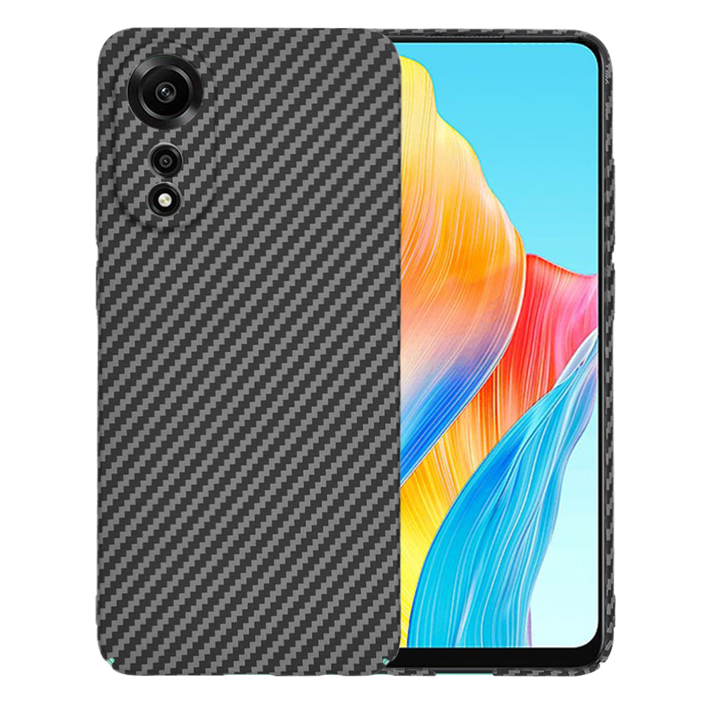 Deksel for Oppo A78 4G, Techsuit, Carbonite FiberShell, Svart