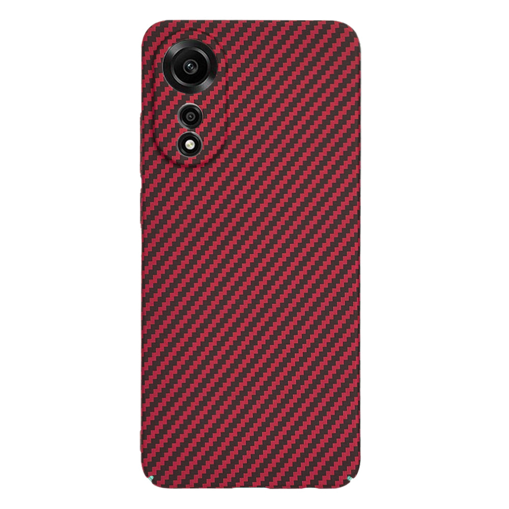 Deksel til Oppo A78 4G, Techsuit, Carbonite FiberShell, Rød