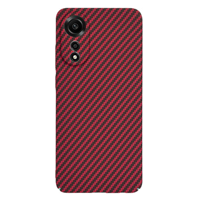 Deksel til Oppo A78 4G, Techsuit, Carbonite FiberShell, Rød
