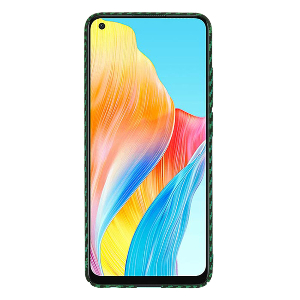 Deksel til Oppo A78 4G, Techsuit, Carbonite FiberShell, Grønn