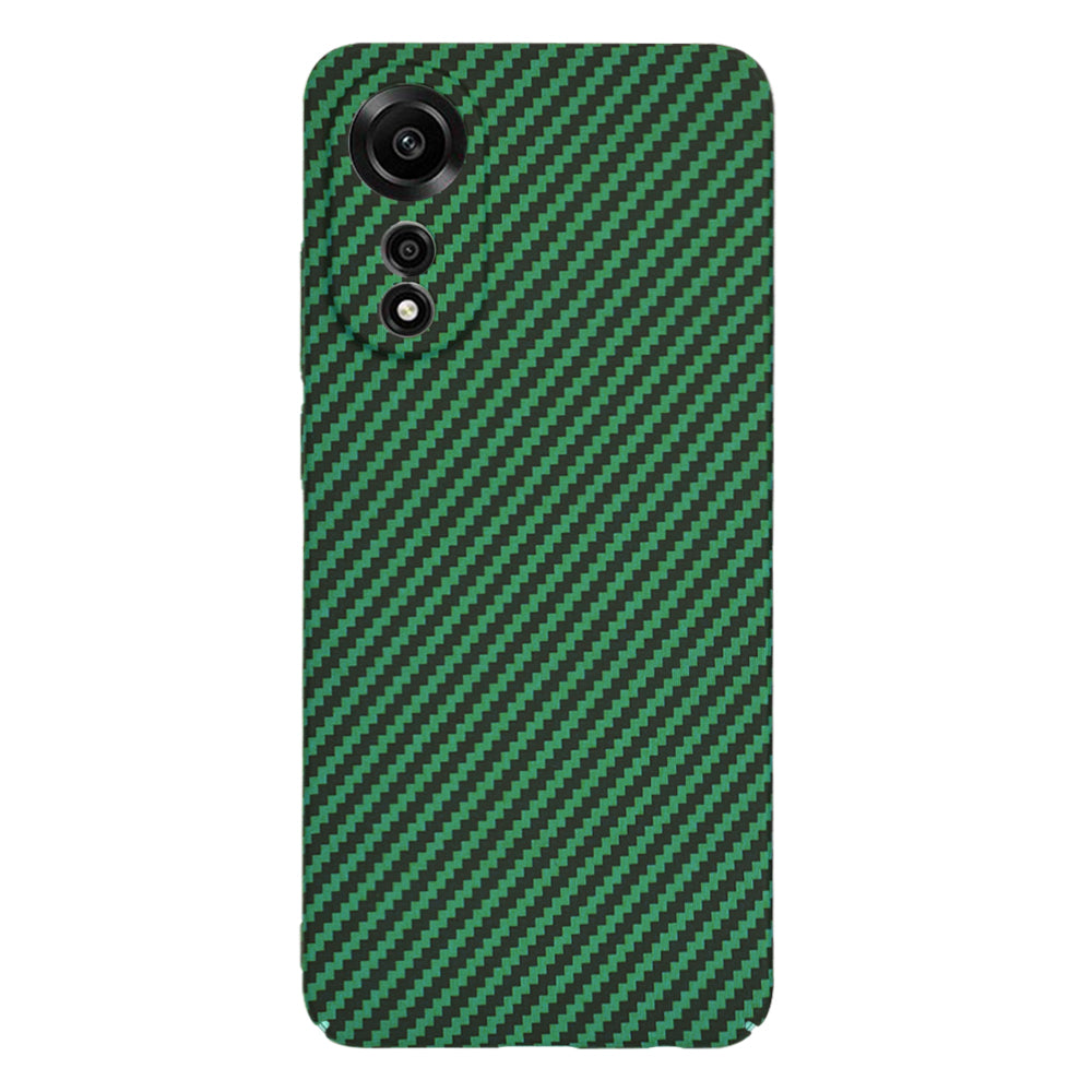 Deksel til Oppo A78 4G, Techsuit, Carbonite FiberShell, Grønn