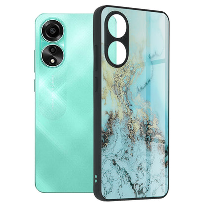 Deksel til Oppo A78 4G, Techsuit, Glaze, Blå