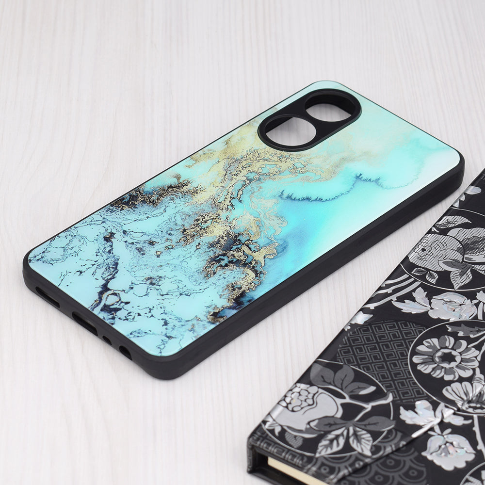 Deksel til Oppo A78 4G, Techsuit, Glaze, Blå