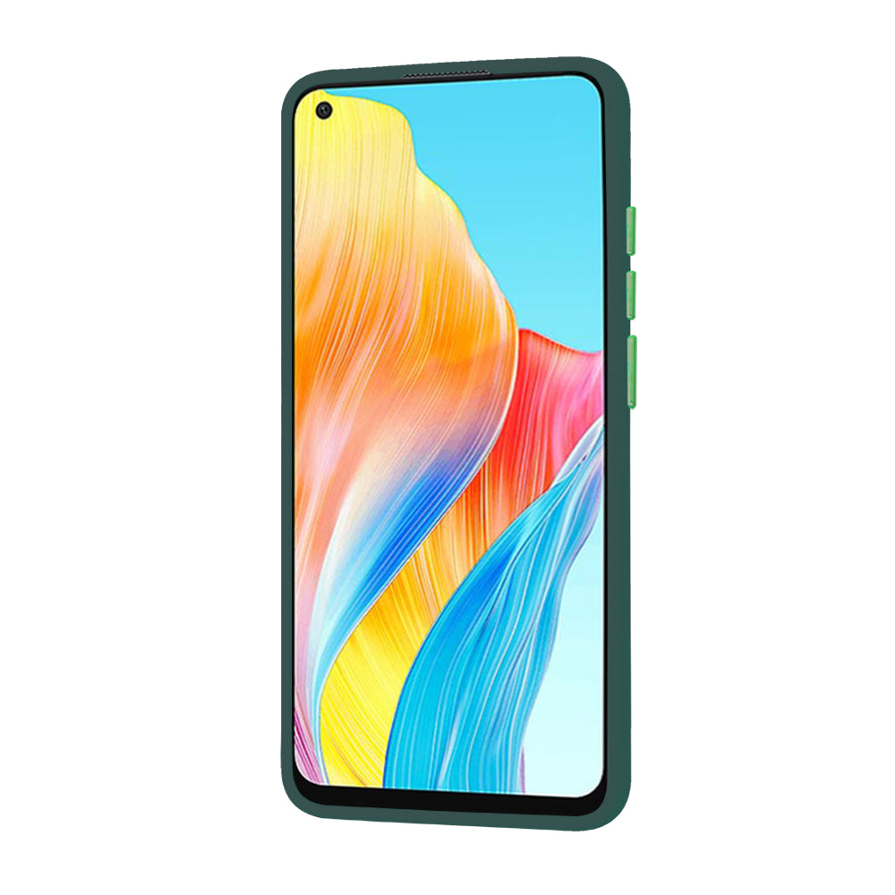 Deksel til Oppo A78 4G, Techsuit, HaloFrost, Grønn