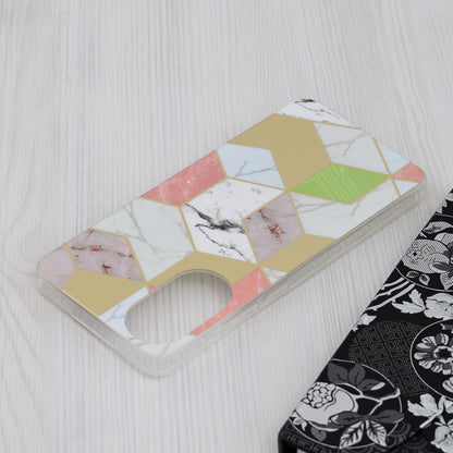 Deksel til Oppo A78 4G, Techsuit, Marmor, Lilla