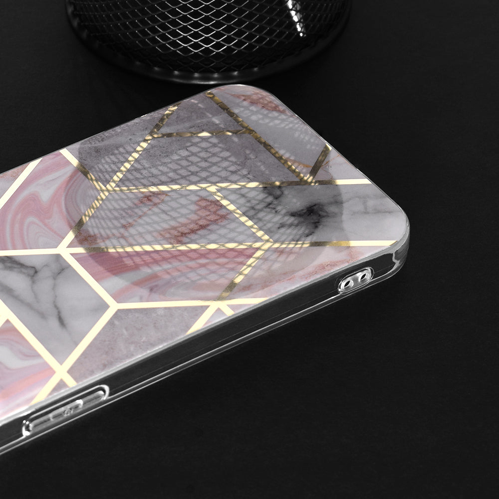 Deksel til Oppo A78 4G, Techsuit, Marble, Rosa