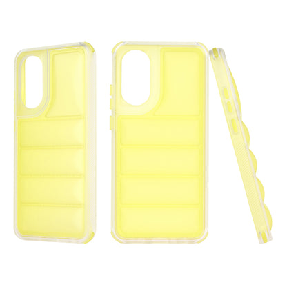 Deksel til Oppo A78 4G, Techsuit, Wave Shield, Gul