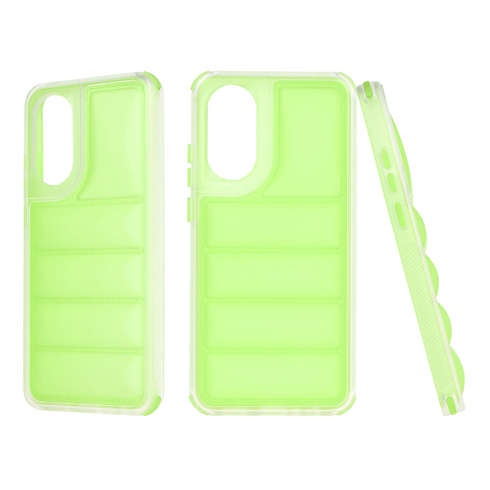 Deksel til Oppo A78 4G, Techsuit, Wave Shield, Grønn