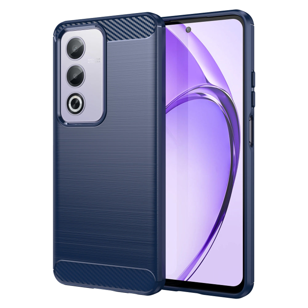 Deksel til Oppo A80, Techsuit, Karbon, Blå