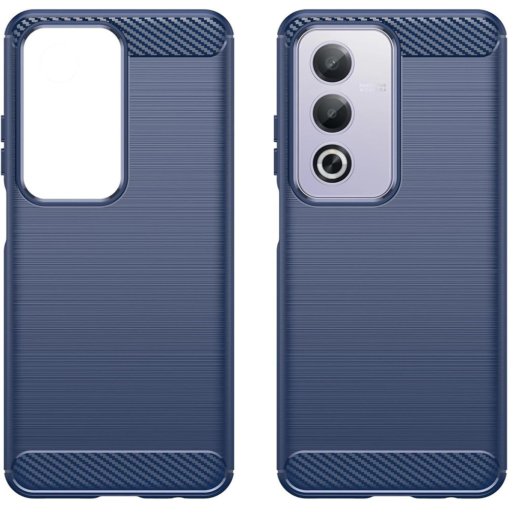 Deksel til Oppo A80, Techsuit, Karbon, Blå